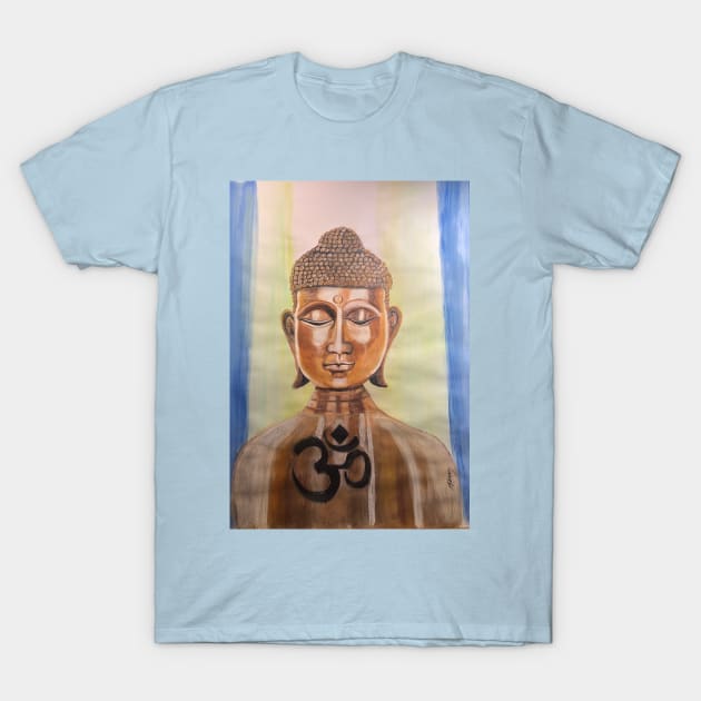 Buddha T-Shirt by Art by Kerry Cortinas